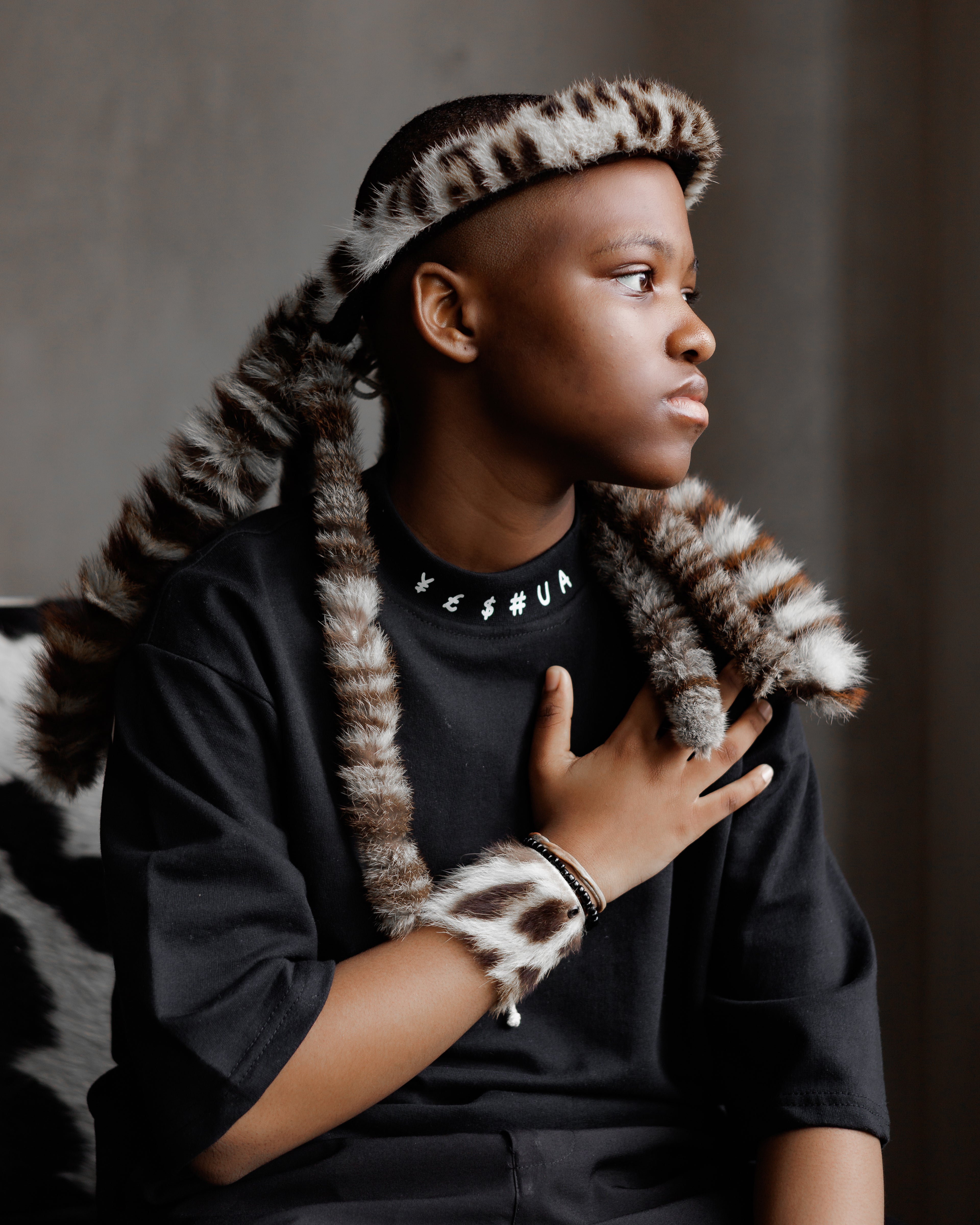 Yeshua Wing Ribbed Crew-Neck Tee