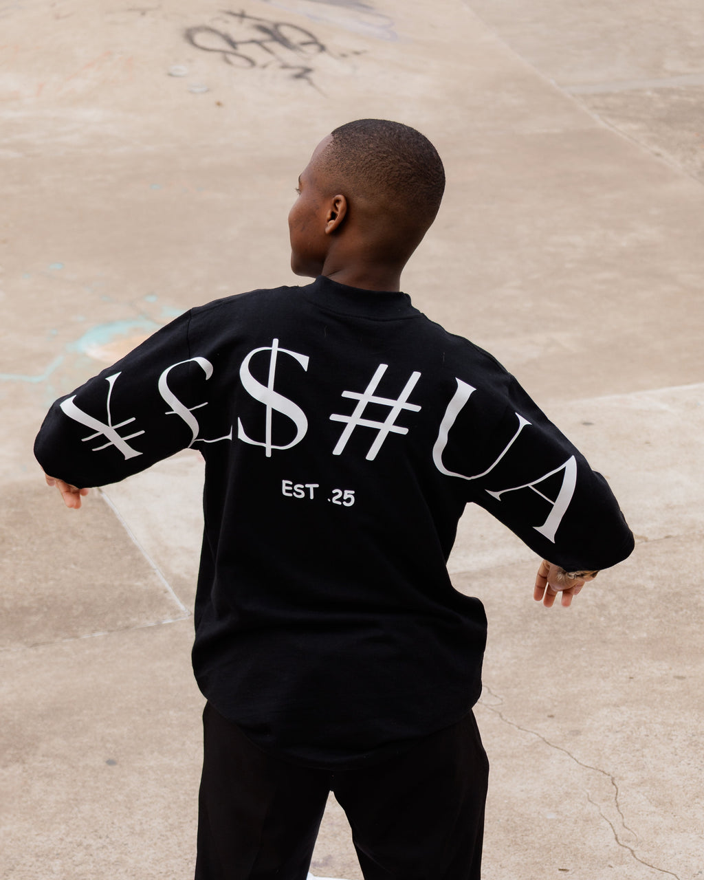 Yeshua Wing Ribbed Crew-Neck Tee